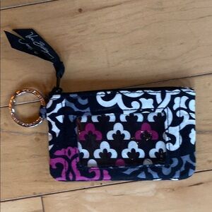 Vera Bradley Black and Pink Cardholder